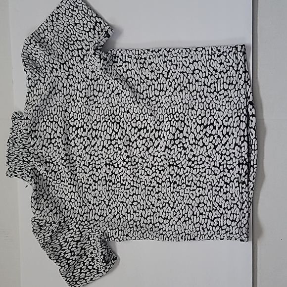 Zara High Neck short Sleeve Crop Top Size S - Picture 6 of 9